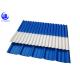 930mm Width Trapezoidal PVC Roof Tiles  Fire Resistance Roofing Sheets