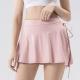 Side Split Drawstring Pleated Women'S Golf Short Skirts For Gym Tennis Skirt