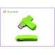 Plastic Green Twist USB Sticks Suit for Windows 2000 , Engraved
