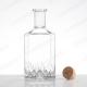 Glass Wine Bottle 500ml 750ml Round Glass Vodka Bottle Rum Glass Liquor Bottle With Cork