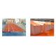 Large Plastic Corrugated Roof Sheet Machine PVC / ASA Plastic Roof Tile Machine