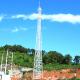 Easy Erected Steel Cellular Communication Tower Galvanized Steel Lattice Mast