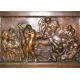 Decorative Public Bronze Relief Sculpture Figurine OEM / ODM Available