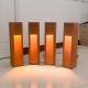 Light Up Garden Led Bollard Light Electricity Or Solar Corten Steel