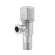Plumbing Fixture SS201 Brushed Angle Valve For Kitchen 195g 1/2X3/8 Toilet Angle Valve
