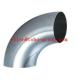 Butt Weld Fittings Equal Shape and Welding Connection Sanitary Steel 90 Deg Elbow