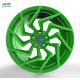 Green PCD 5x108 19 Inch Wheels ET20 Forged Monoblock Rims
