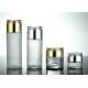 Empty Facial Oil Packaging Clear Frosted Glass Cosmetic Pump Bottle 50ml 80ml 100ml