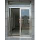 Soundproof Kitchen Swing Glass Door Weather Resistant Aluminium Swing Door