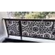Outdoor Aluminum Stair Railing Balusters Framed Terrace Designs