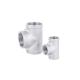 External Thread Reducing DN10 Stainless Steel Pipe Fitting Tee for Oil Water and Gas