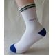 Plain color combed cotton ODM customized logo sports socks for school students