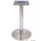 Round Base Stainless Steel Table Legs Commercial Furniture Height 28'' Outdoor