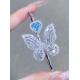 Cultivated Diamond Butterfly Bracelet Fancy Color Diamond Jewelry Earing Necklace