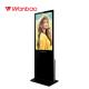 43-65inch Wifi Ultra Slim With Tempered Glass Rotating Ad Digital Outdoor Tv Stand 65 Inch Floor Standing Lcd touch Kios