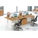 modern 4 seat office workstation furniture with drawers in warehouse in Foshan
