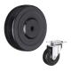 WBD 100mm  4 Fixed Light Duty Solid Rubber Casters