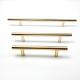 Electroplating Gold 190mm T Bar Stainless Steel Cabinet Handles For Living Room