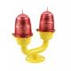 Double Red 50Lux 32cd Aircraft Obstruction Light 3W