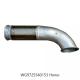 Wg9725540153 HOWO Truck Parts Bent Exhaust Pipe Stainless Steel