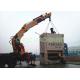 Semi Knuckle Boom Electric Hydraulic Truck Crane 140 Ton Impact Resistance