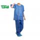 Non Woven 30GSM 50GSM Disposable Scrub Suits for patients