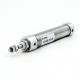 CJ2B Series Gray Stainless Steel Small Piston Cylinder / Compression Cylinder