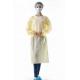 Lightweight Disposable PPE Gowns Yellow Coveralls Clothing 35gsm - 60gsm