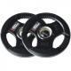 Tri grip rubber weight plates, rubber encased tri grip standard weight plates, Rubber Encased Tri Grip Olympic Weights