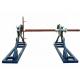 50KN Detachable Steel Wire Rope Mechanical Cable Drum Reel Stand To Release Wire