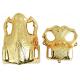 Gold Plating Africa Style Coffin Corner , Casket Accessories PP / ABS Material
