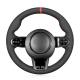 2019- Mini F54 F56 F57 LCI 2 JCW Clubman Black Suede Steering Wheel Cover Feel Comfortable