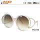 women's retro temperament fashionable sunglasses ,UV 400 Protection Lens and  mental  temple