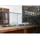 Outdoor Decking Frameless Glass Railing DIY Installation CE Certificated