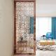 Rose Gold 201 Stainless Steel Room Divider Strong Support