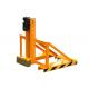 DG100C Single Black Eagle Grip Heavy Duty Forklift Mounted Plastic Drum Grabber Load Capacity 500KgX2