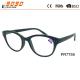 Classic  reading glasses with plastic frame  with two pins on the frame,suitable for men and women