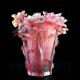 Customized Logo Luxury Home Accessories Glass Crystal Flower Incense Burner