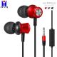 Universal 3.5mm Plug Wired In Ear Earphones Noise Cancelling Stereo Earbuds