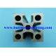Extruded Modular Aluminum Profiles Forged Pipe Fittings For Framing System
