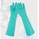 Unflocked Green Nitrile Glove 45cm 22mil Chemical Gloves Nitrile Industrial Work