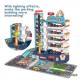Boys Plastic Educational Toys Multi Storey Car Building Parking Lot Toy