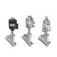 Stainless Steel Pneumatic Angle Seat Valve with Customized Design and Hexagon Head