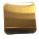 304 Gold Hairline Brushed Color With AFP Stainless Steel Sheet For Lift Wide Jamb