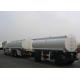 18000L Carbon Steel Drawbar Liquid Tank Truck , 2 Axles Diesel Fuel Delivery Trucks