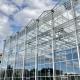 Multispan Metal Frame Venlo Glass Greenhouse With High Durability