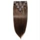 Experience the Advantage of Straight Human Hair Clip In Extensions Soft and Shiny