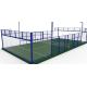 Outdoor Panoramic Padel Tennis Court Convenient Sports Ground Team