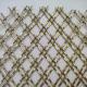 400 Mesh Pvd Gold Decorative Metal Mesh For Commercial Applications