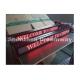 4 mm Pixel Pitch Indoor Single Red LED Moving Message Display 768mm x 64 mm